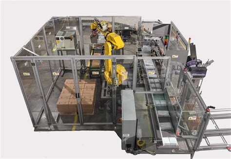 Combi ErgoPakPal Robotic Case Packer and Palletizer .